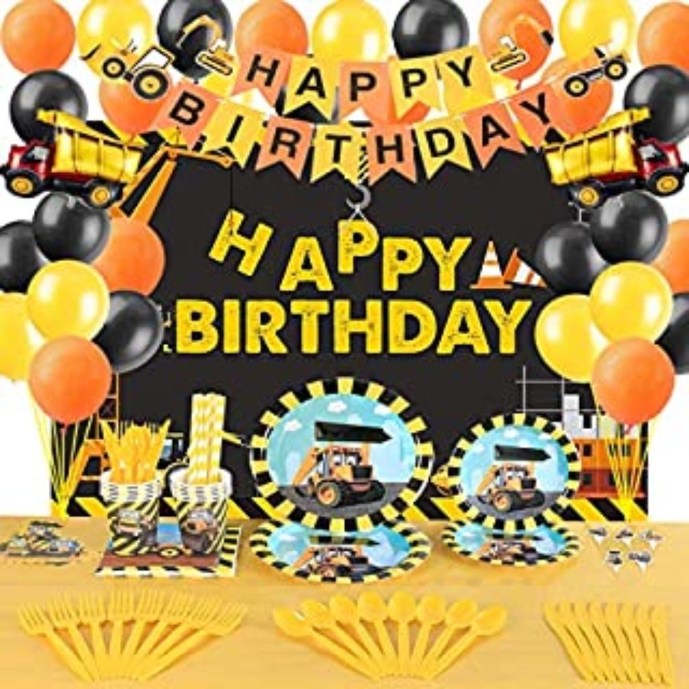 NEW Boys Construction Birthday Set